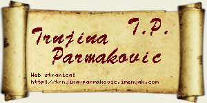 Trnjina Parmaković vizit kartica